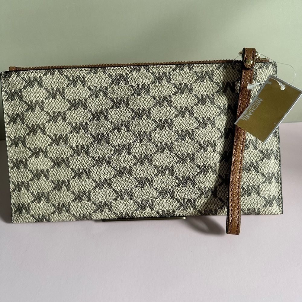 Michael Kors Monogrammed Wristlet - Picture 6 of 8